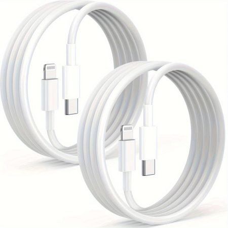 2/3Pack For IPhone14/13/12 Fast Charger Cable 6.6ft USB Type C To Lightning Cable 6.6 Foot Apple IPhone Charging Cord For IPhone14 13 12 Pro XR XS Plus