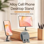 360 Degree Rotating Metal Phone Stand - Compact And Portable, Foldable Desktop Stand, Suitable for All Smartphones And Tablets, Ideal Office Accessory, Children's Online Course Phone Stand Base, Compact And Portable